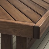 NORRMANSÖ Bench, outdoor, acacia, 200 cm