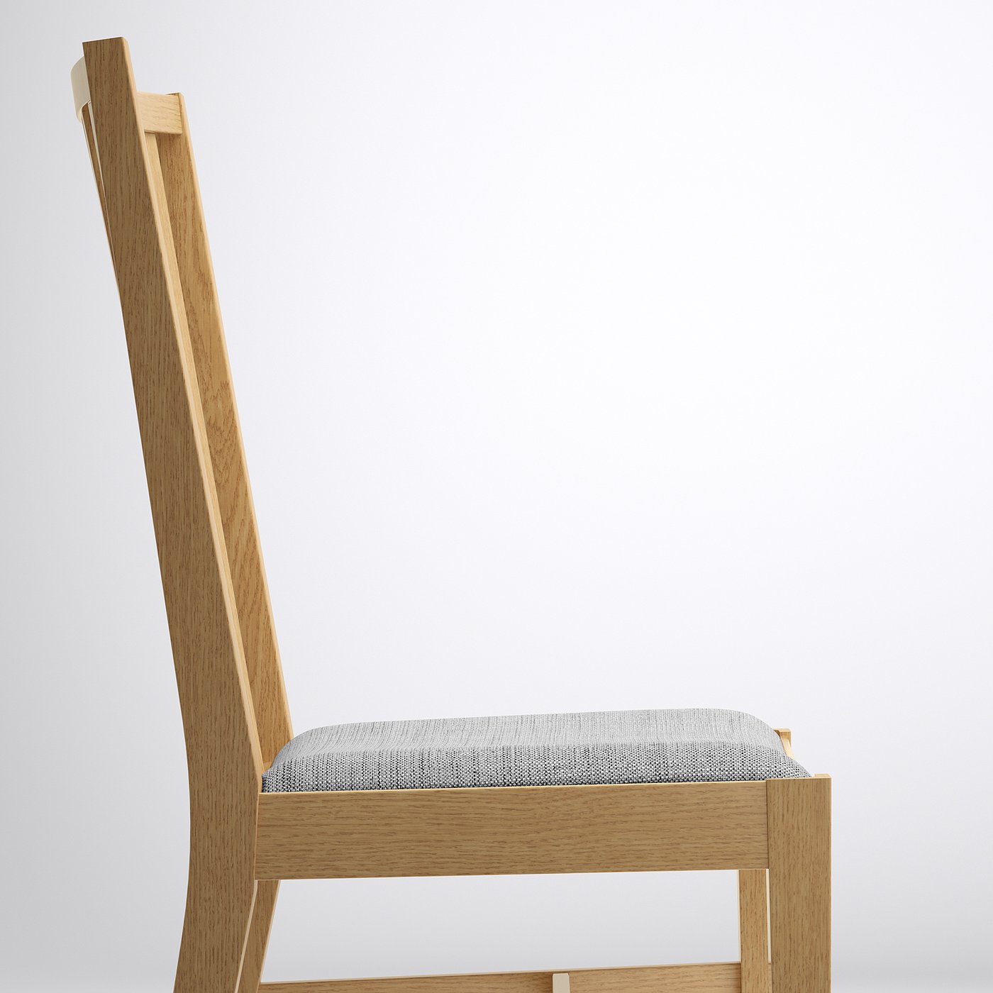 NORRNÄS oak, Isunda grey, Chair IKEA