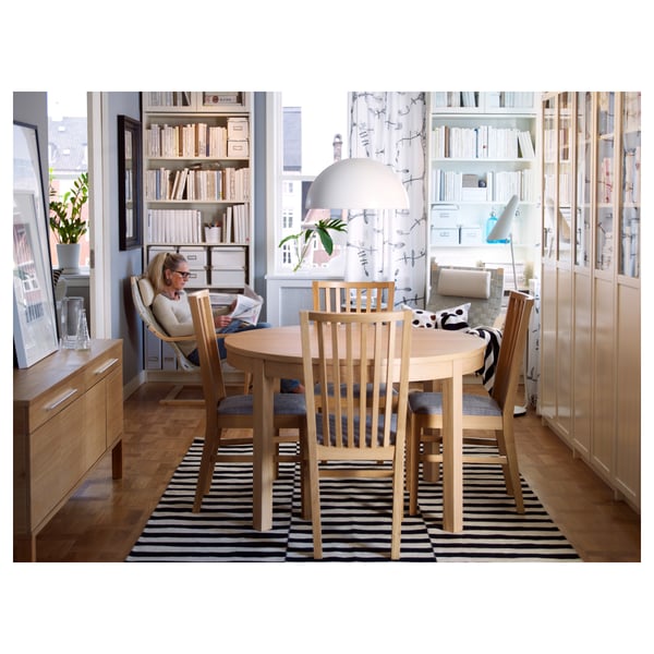 NORRNÄS Chair oak, Isunda grey IKEA