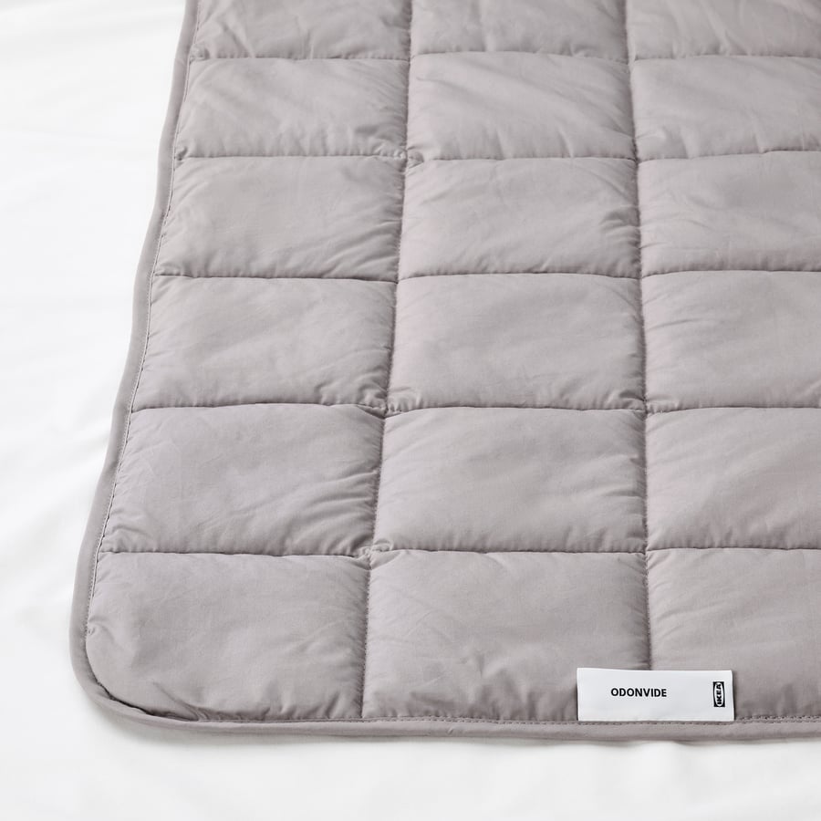 ODONVIDE Dark Grey/Light Single Weighted Blanket, 6Kg IKEA