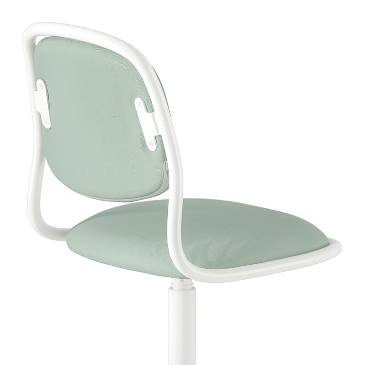 ÖRFJÄLL children's desk chair, white/Vissle light green IKEA