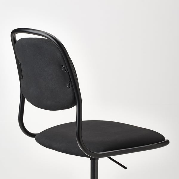 ÖRFJÄLL Swivel chair black, Vissle black IKEA