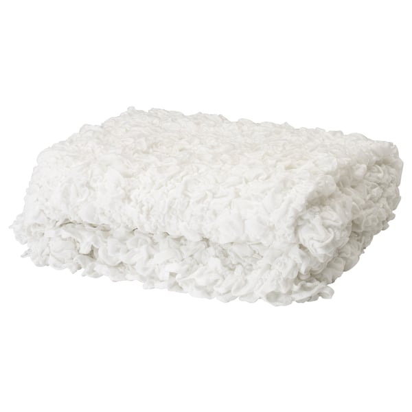OFELIA Blanket, white, 130x170 cm - IKEA