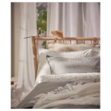 OFELIA VASS Duvet cover and 2 pillowcases, white, 200x200/50x80 cm