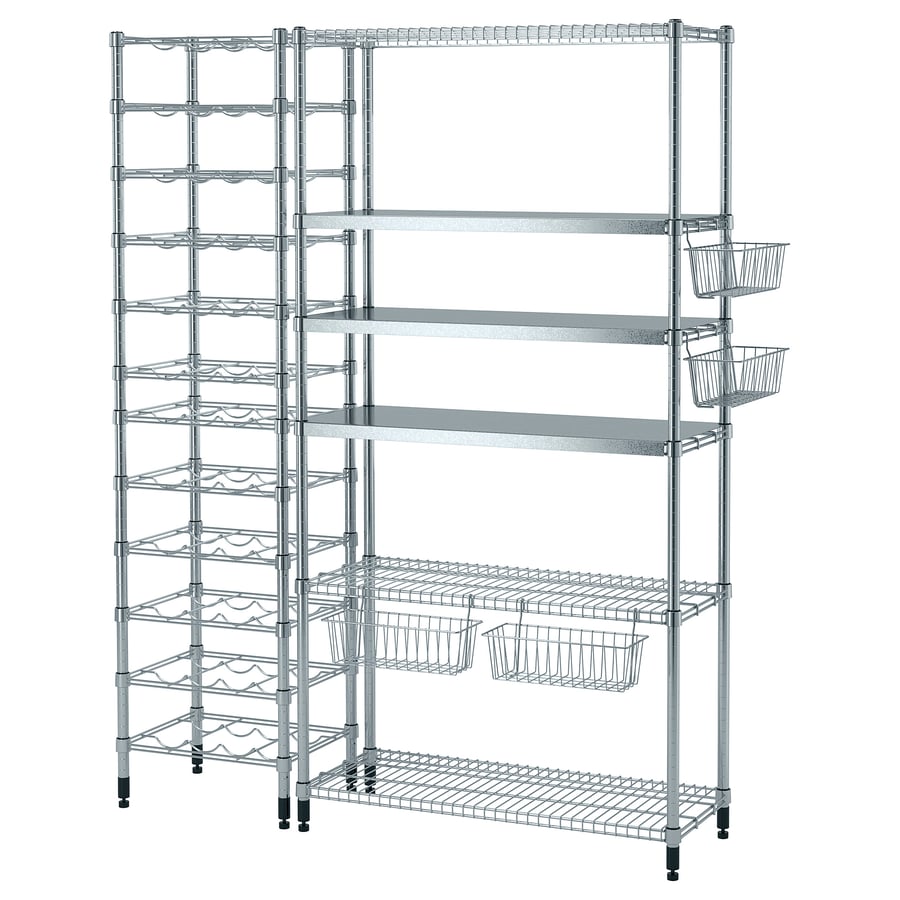 OMAR 3 shelf sections, 150x36x181 cm IKEA