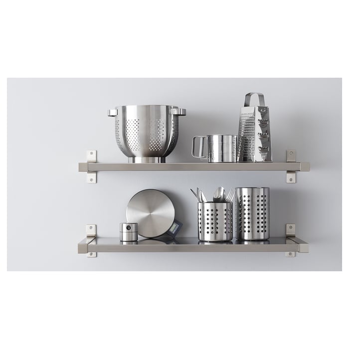 ORDNING kitchen utensil rack, stainless steel, 18 cm IKEA