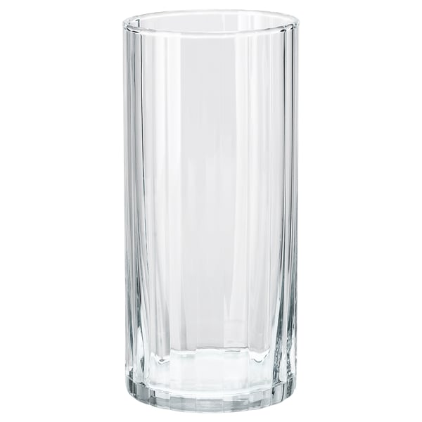 PÄRLGLADA Vase, clear glass, 18 cm