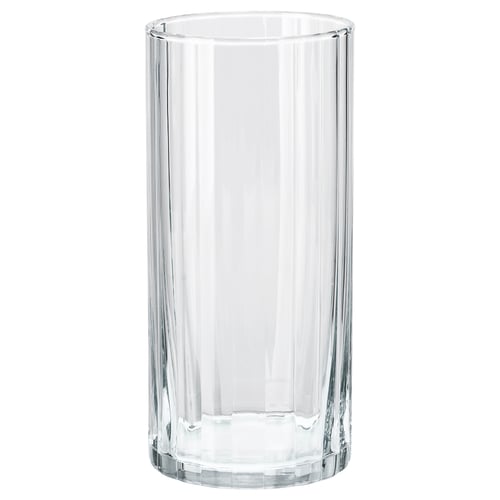 PÄRLGLADA Vase, clear glass, 18 cm