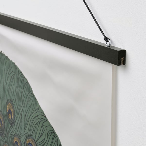 PÅLHULT Hanging tapestry, noble peacock , 90x90 cm IKEA