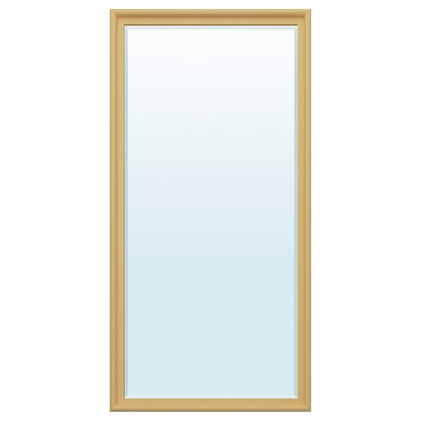 PINGSTSYREN Mirror, light yellow-beige, 60x120 cm
