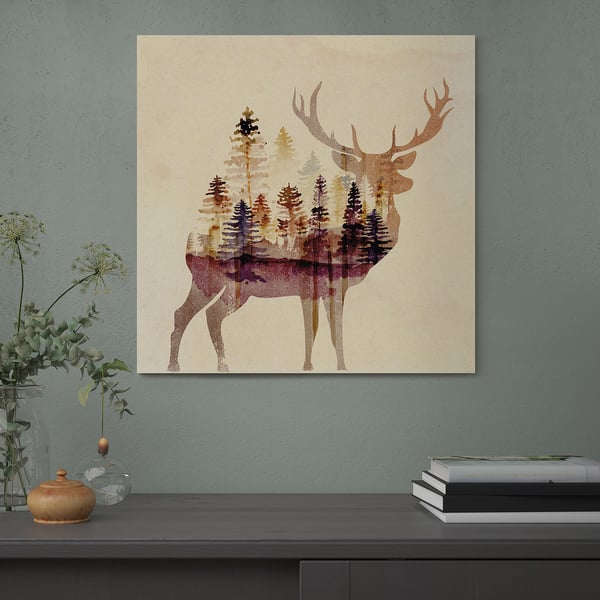 PJÄTTERYD Picture, Deer, 60x60 cm
