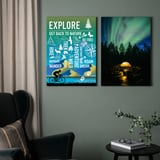 PJÄTTERYD Picture, Get back to nature, 50x70 cm