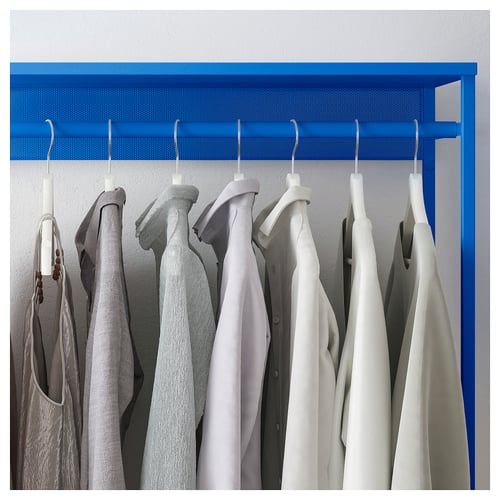 PLATSA open clothes hanging unit, blue, 80x40x120 cm IKEA