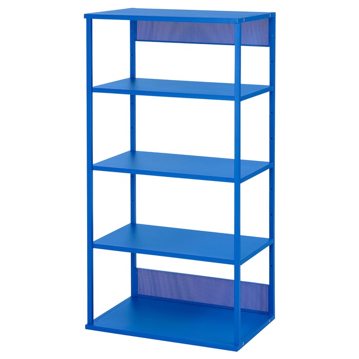 PLATSA open shelving unit, blue, 60x40x120 cm IKEA