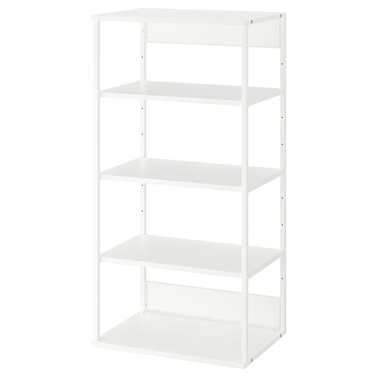 PLATSA white, Open shelving unit, 40 cm width 60 cm height 120 cm IKEA