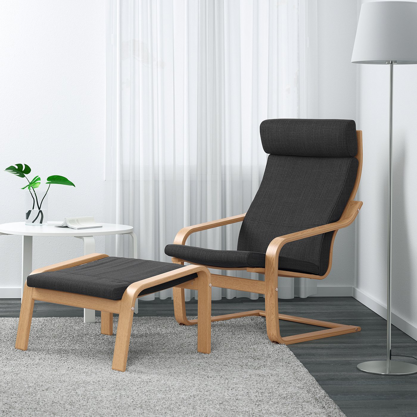 PO NG Armchair Hillared Anthracite IKEA PO NG Armchair Hillared Anthracite IKEA