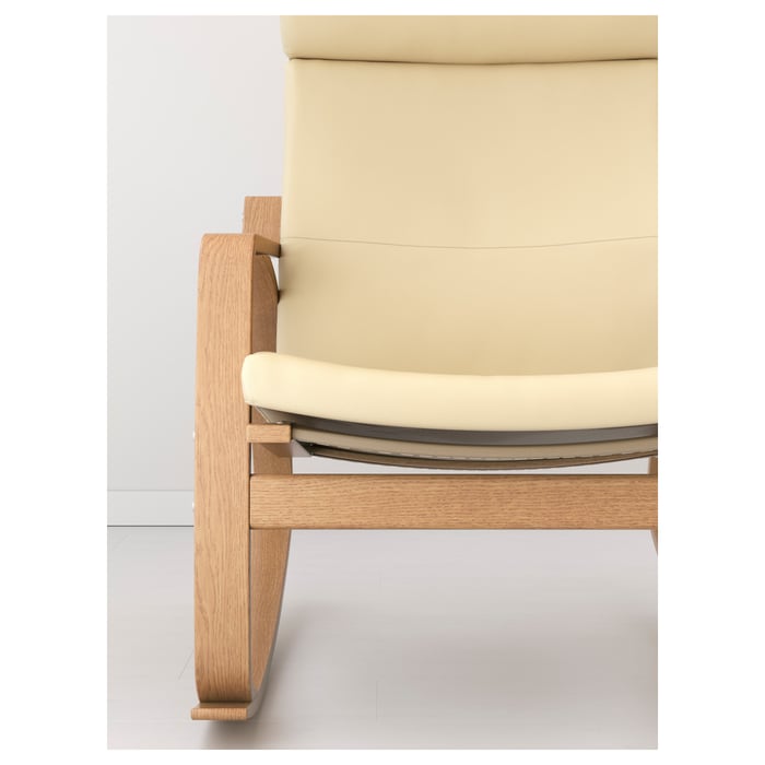 POÄNG Rocking-chair, Glose eggshell - IKEA