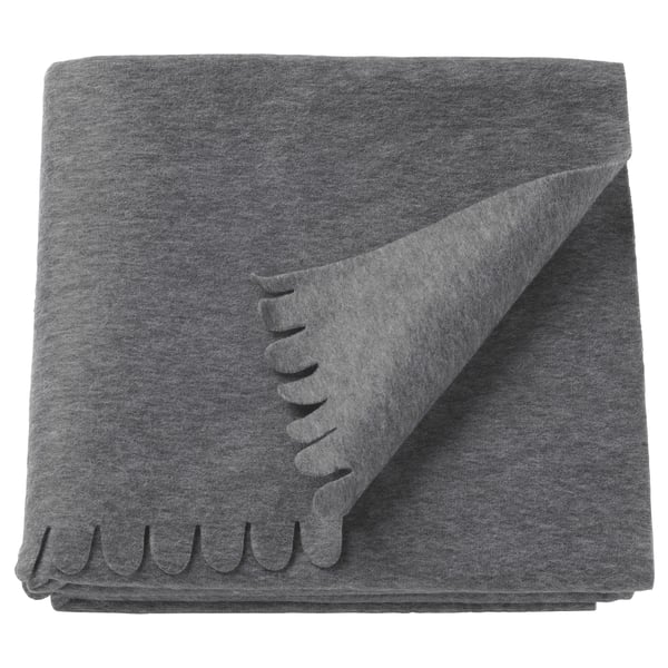 Polarvide Throw Grey Ikea