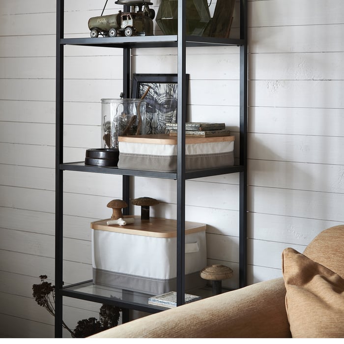 RABBLA, Box with lid, 25x35x20 cm IKEA