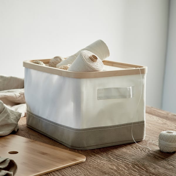 RABBLA, Box with lid, 25x35x20 cm IKEA