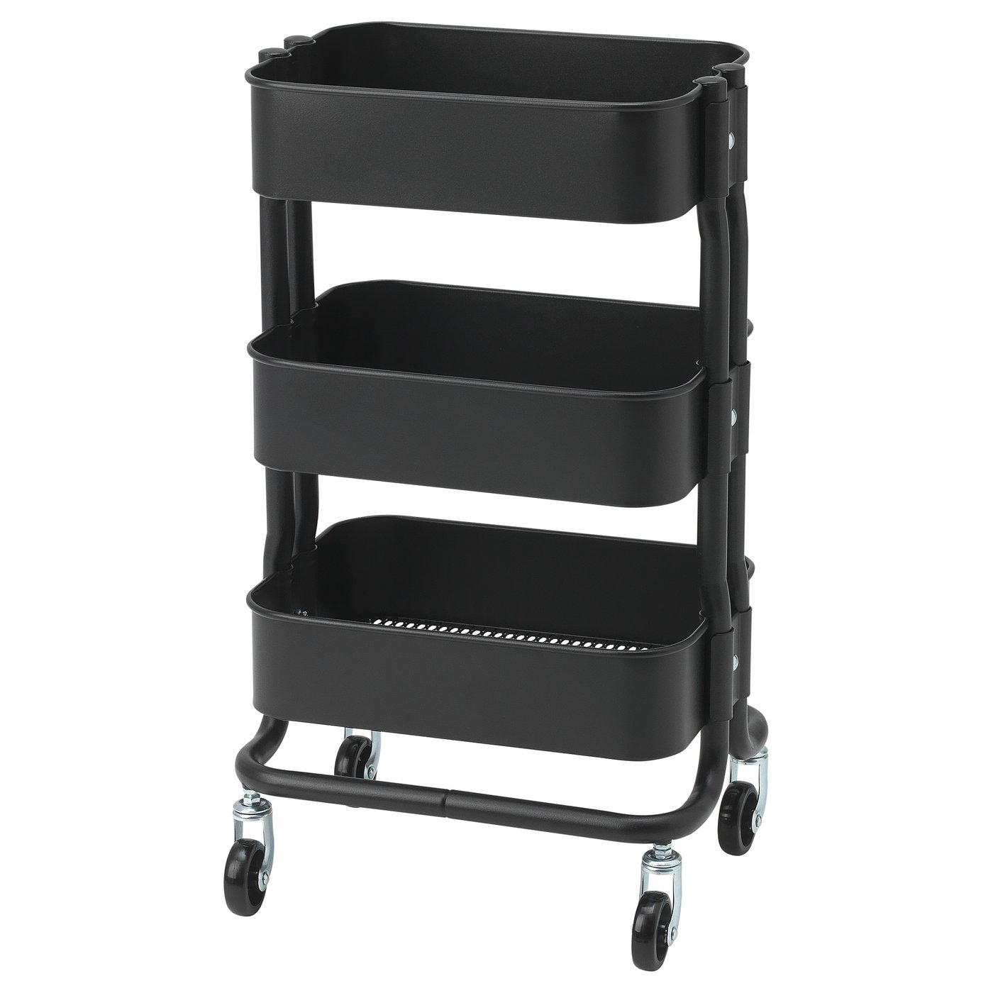 RÅSHULT black, trolley IKEA