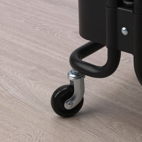 RÅSHULT black, trolley IKEA