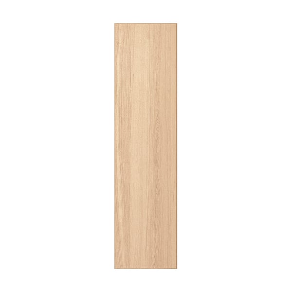 REPVÅG Door with hinges, white stained oak veneer, 50x195 cm IKEA