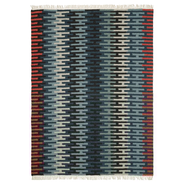 RESENSTAD Rug, flatwoven, handmade multicolour, 170x240 cm