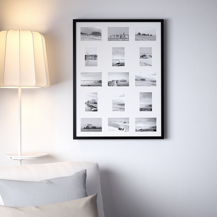 RIBBA black, for 15 pictures, 60x80 cm IKEA
