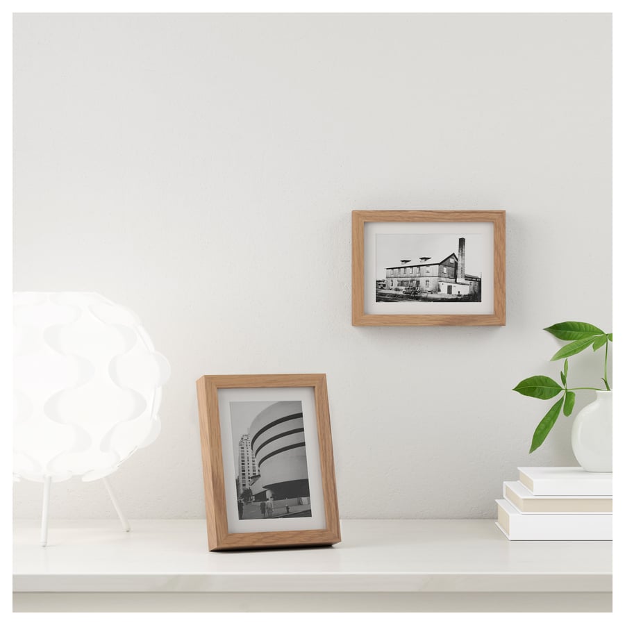 RIBBA Oak Effect Photo Frame, 13x18 cm IKEA