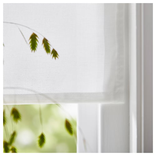 RINGBLOMMA white, Roman blind, 80x160 cm IKEA