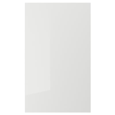 RINGHULT Door, high-gloss light grey, 60x100 cm