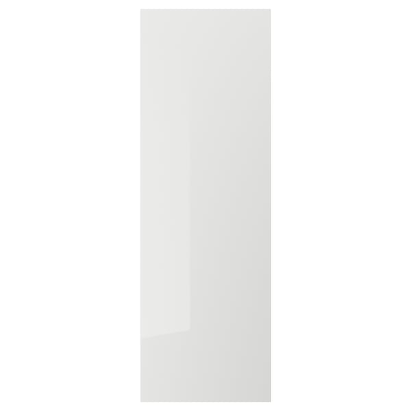 RINGHULT Door, high-gloss light grey, 60x180 cm