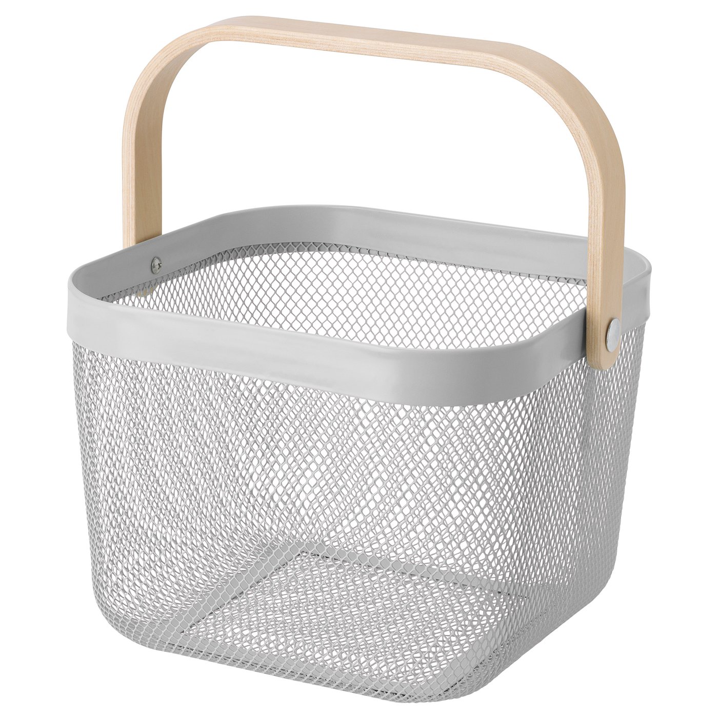 risatorp basket grey 25x26x18 cm