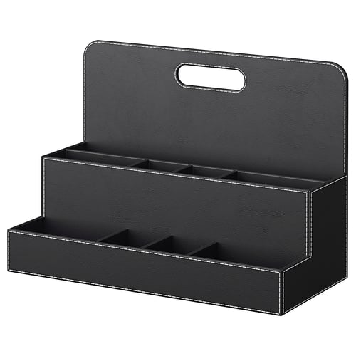 RISSLA desk organiser, black IKEA