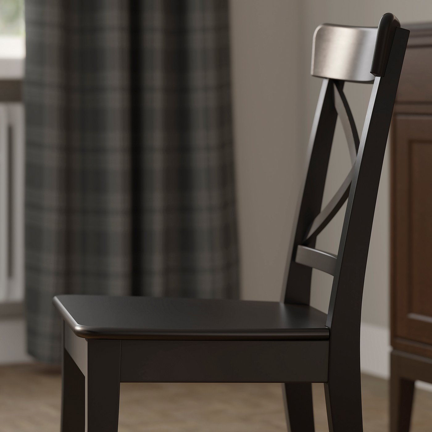 ROSENTORP dining chair, black - IKEA UK