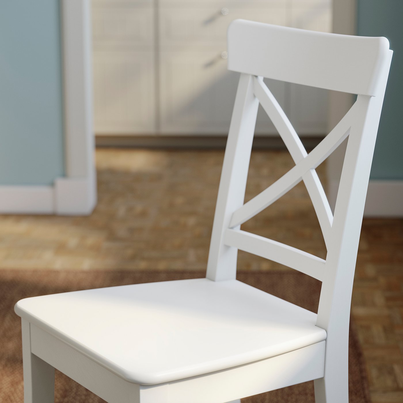ROSENTORP dining chair, white - IKEA UK