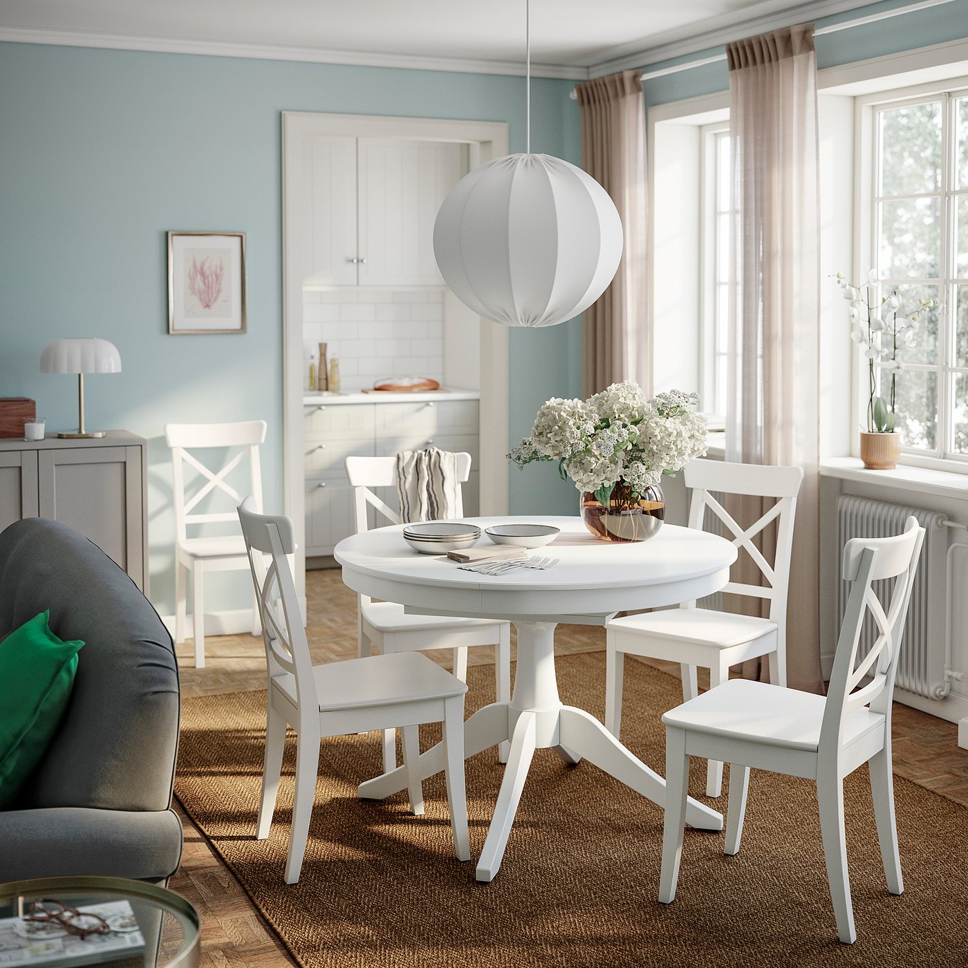 ROSENTORP dining chair, white - IKEA UK