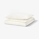 RUNDHAGTORN Duvet cover and pillowcase, white, 150x200/50x80 cm