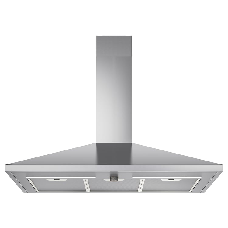 RYTMISK wall mounted cooker hood, stainless steel, max. height