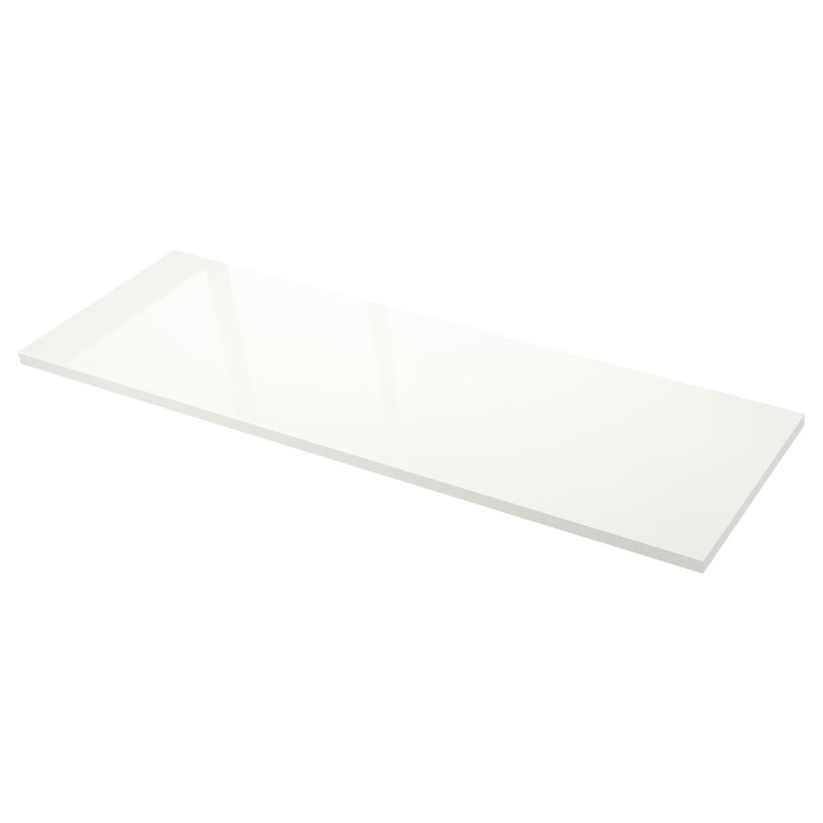 SÄLJAN white highgloss, laminate, custom made worktop, 45.163.5x3.8 cm IKEA