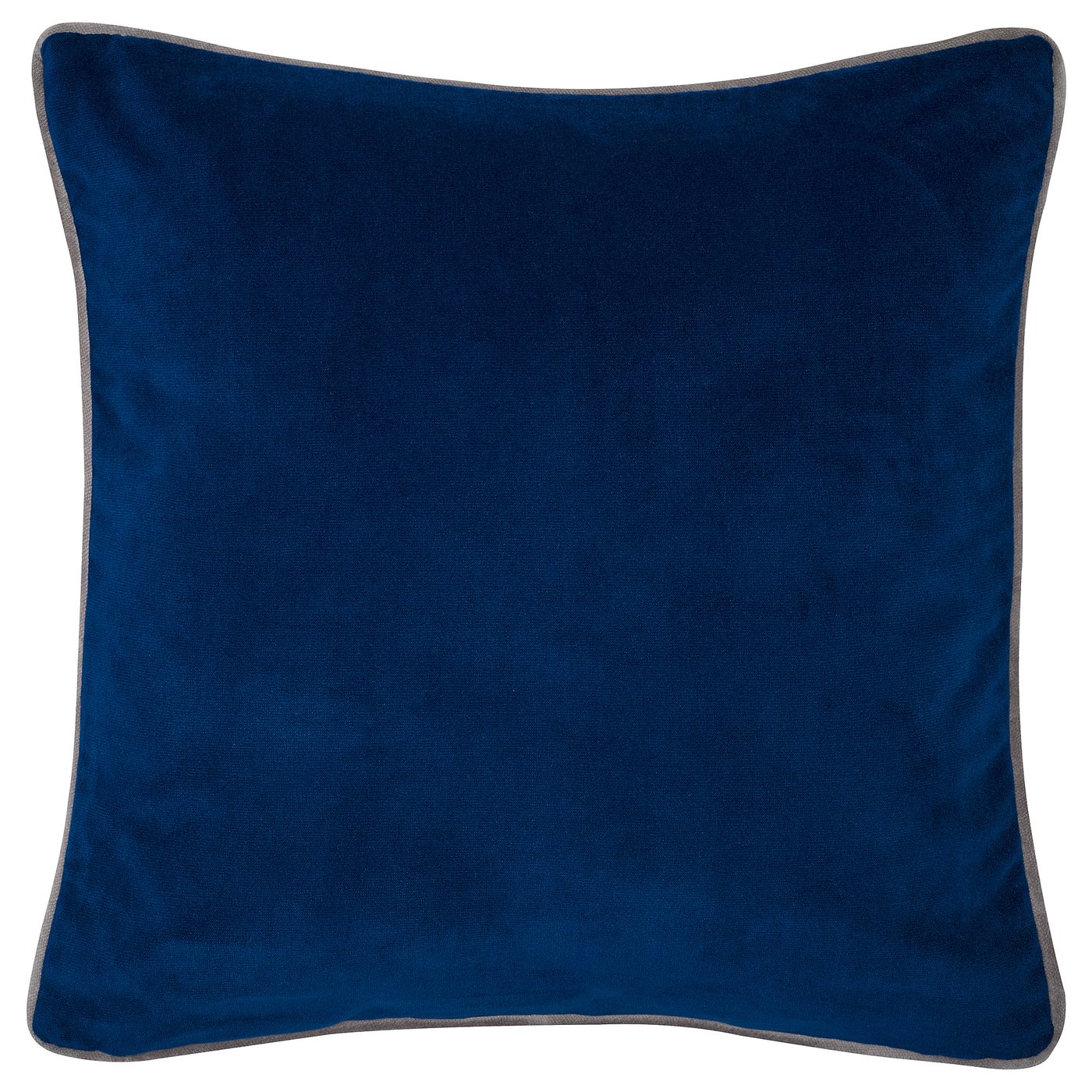 SAGALIE velvet yellow, dark blue, Cushion cover IKEA