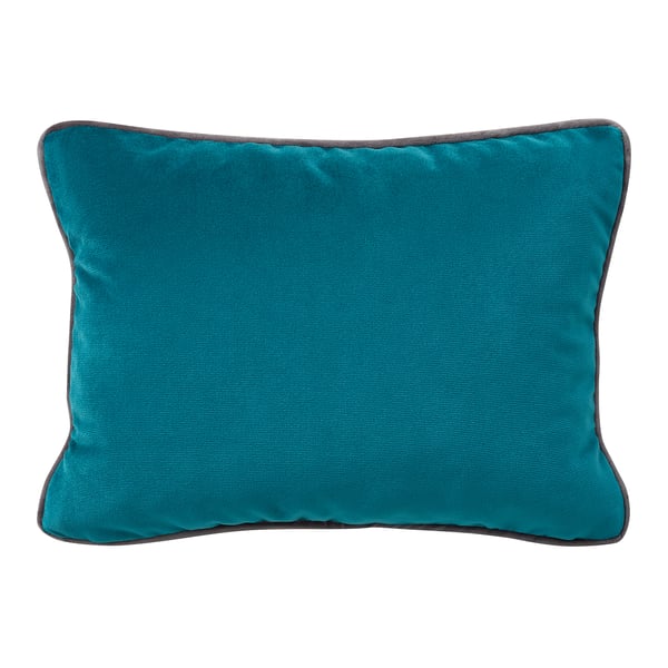 Sagalie Cushion Cover Velvet Turquoise Ikea