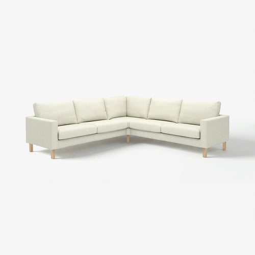 SALTSJÖBADEN Cover for corner sofa, 4-seat, Gunnared beige