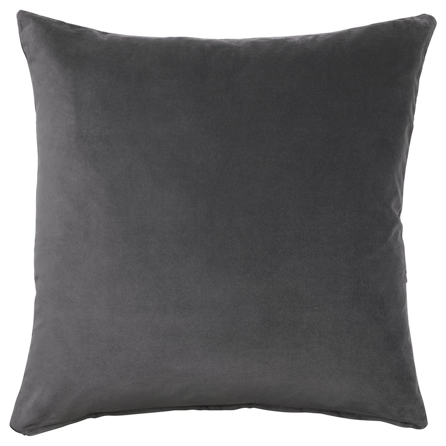 SANELA cushion cover, dark grey, 50x50 cm IKEA