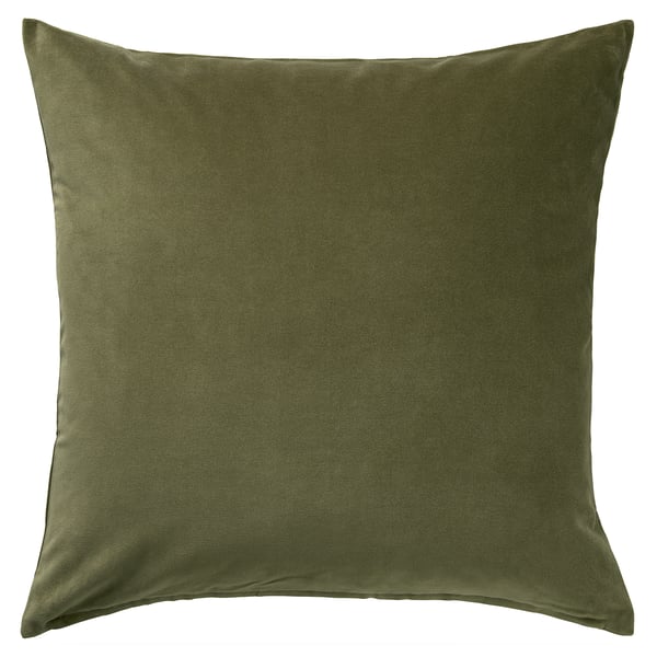 SANELA cushion cover, olivegreen, 50x50 cm IKEA