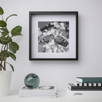 SANNAHED Frame, black, 35x35 cm