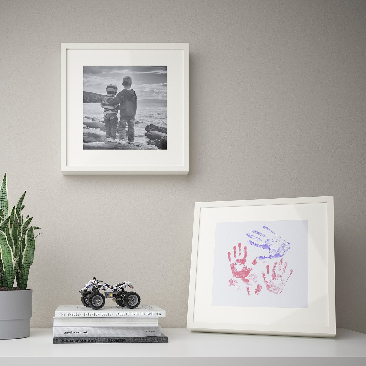 SANNAHED Frame, white, 35x35 cm IKEA