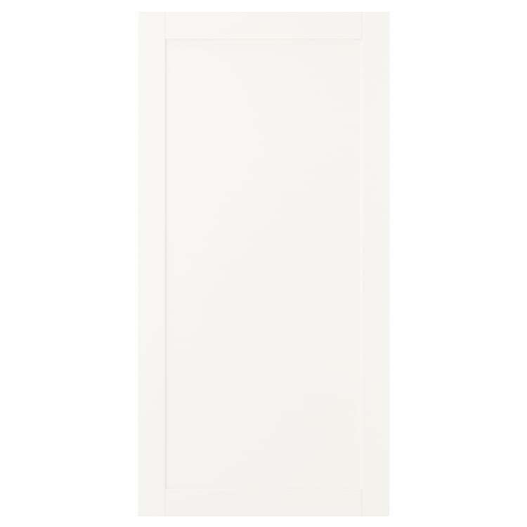 SANNIDAL door with hinges, white, 60x120 cm IKEA