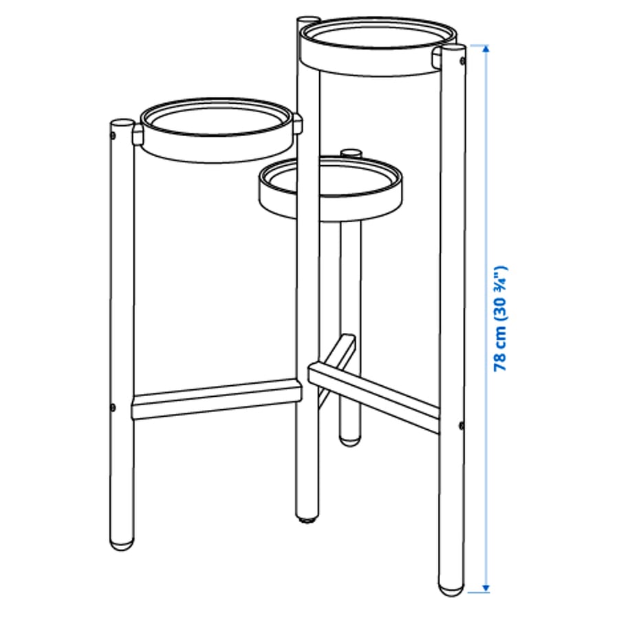 SATSUMAS Bamboo Plant stand, 78 cm IKEA